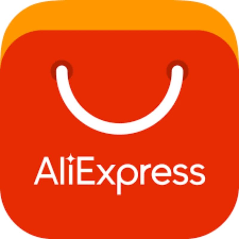 Logotipo do AliExpress para central de ajuda e proteção ao comprador