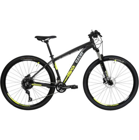Bicicleta Caloi Moab Flex Aro 29, suspensão com trava remota, freio hidráulico e câmbio Microshift 18v.